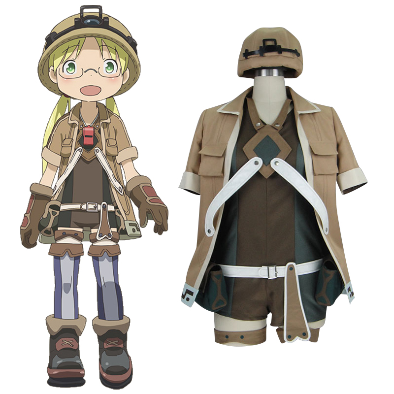Anime Cosplay Manga - ชุดคอสเพลย์ริโกะจาก Made in Abyss ชุดตัวละครจากมังงะอนิเมะ S002