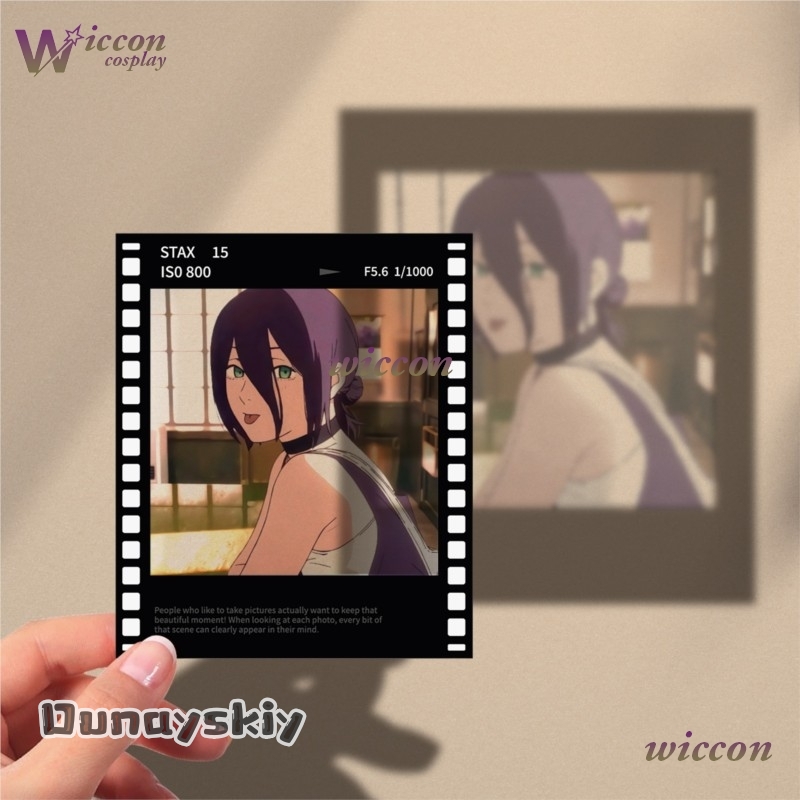 Anime Cosplay Girl Photo - 2025 Chains AwMan ภาพยนตร์：Reze คอสเพลย์ ฟิล์มโปร่งแสง