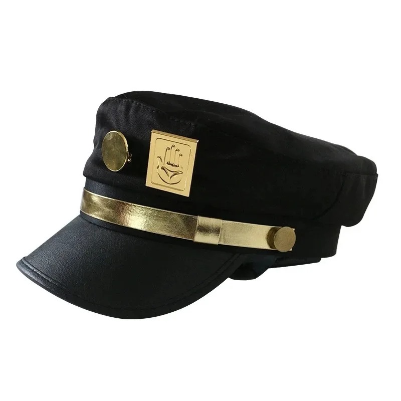 Jojo Bizarre Hat - หมวกคอสเพลย์อนิเมะโจโจ้ส์ บิสเซอร์ คุโจ โจทาโร่ สำหรับผู้ใหญ่ แบบยูนิเซ็กซ์