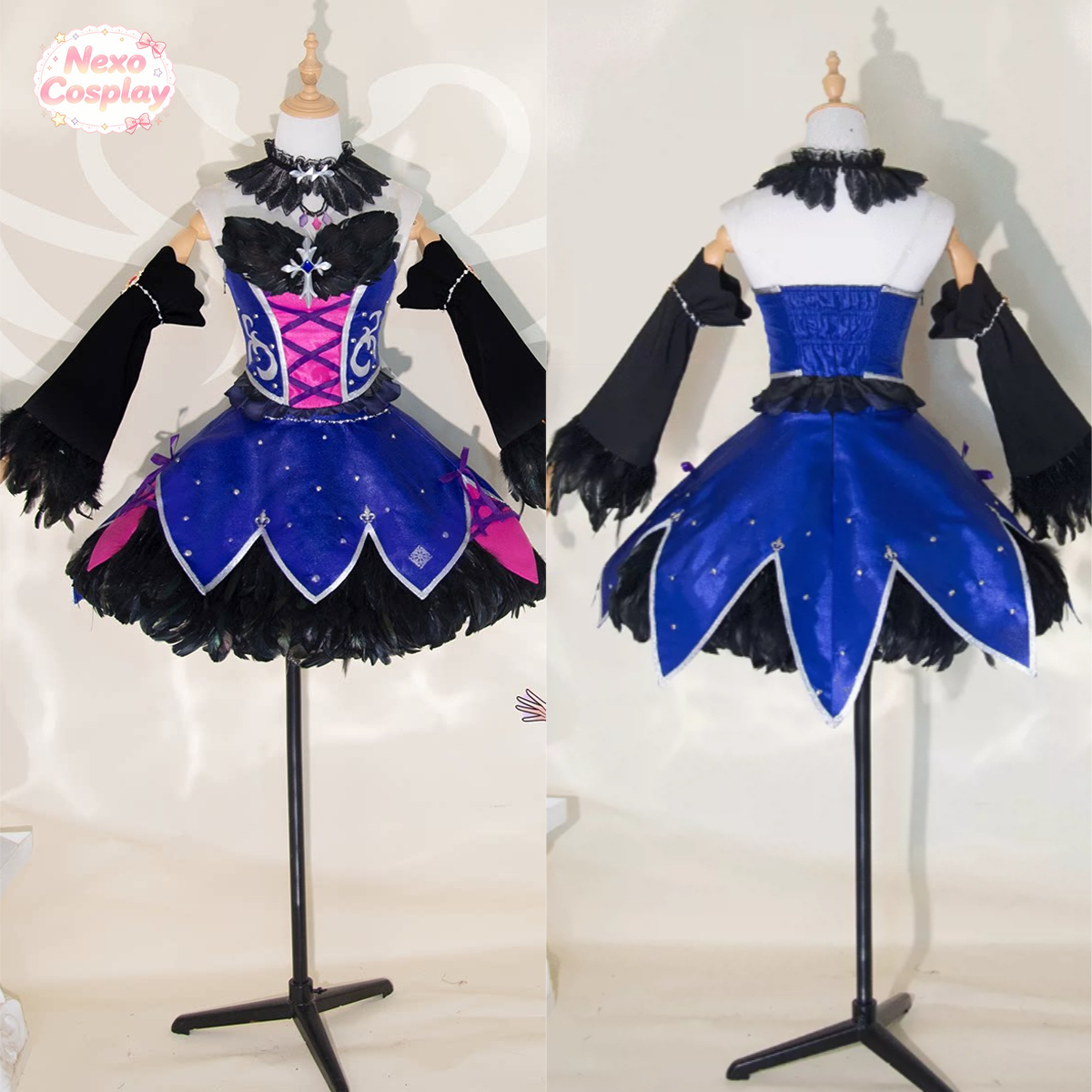 Cosplay Anime Black - ชุดคอสเพลย์ซูมิเระ ฮิคามิ จากอนิเมะ Aikatsu! ชุดคอสตูมซูมิเระ ฮิคามิ