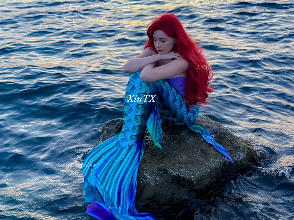 Anime Cosplay Girl Photo - ชุดว่ายน้ำหางนางเงือกสำหรับผู้ใหญ่สุดฮอต! ชุดคอสเพลย์สำหรับสาวๆ ทำจาก PVC พร้อมกระดาน PVC