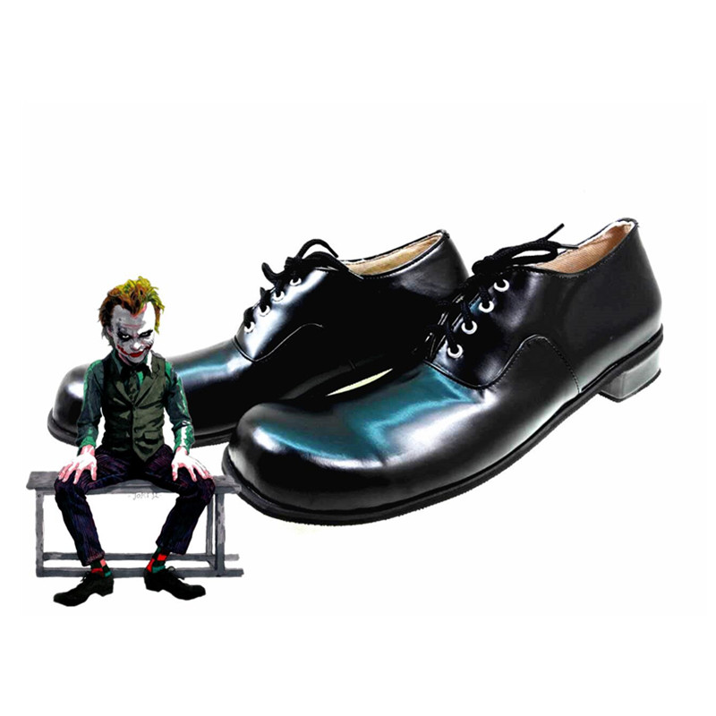 Anime Cosplay For Black Guys - 34 ซม.หนังอะนิเมะ Clown รองเท้าสําหรับผู้ใหญ่ Joker คอสเพลย์
