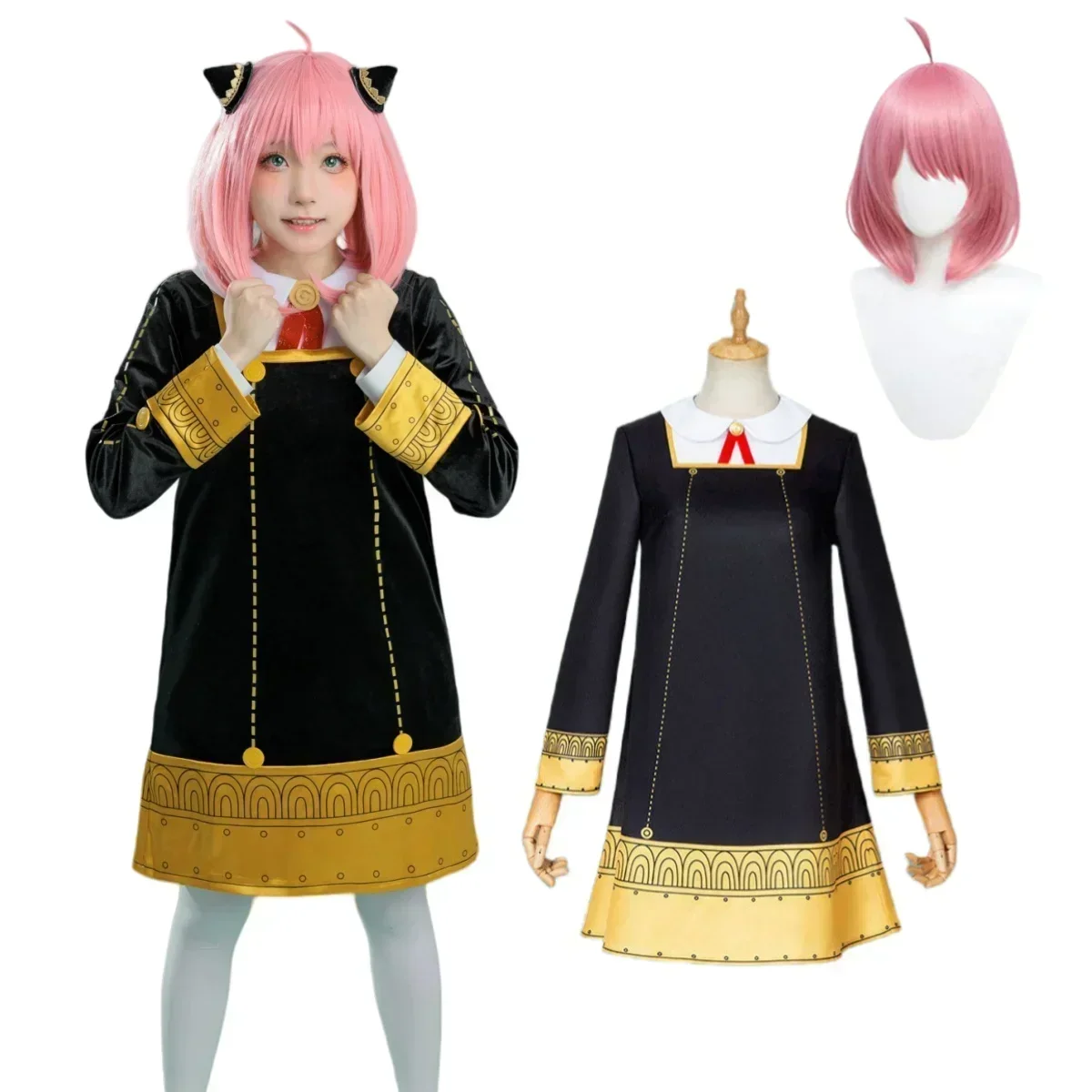Anime Cosplay Toddler - ชุดคอสเพลย์อนิเมะ 2026 ของอันยา ฟอร์เกอร์ จาก Spy