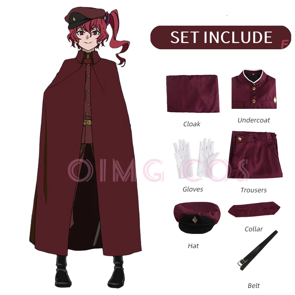 Anime Cosplay Manga - โอคุระ เทรุโกะคอสเพลย์ ซุเอฮิโระ เทคโชะเครื่องแต่งกายบุงโก สเตรย์ ด็อกส์วิกผมผู้ใหญ่