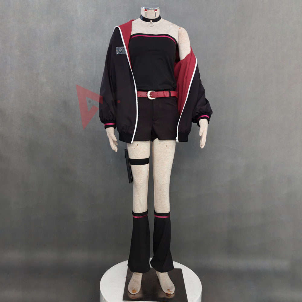 Anime Cosplay Ninja - ชุดคอสเพลย์นินจา โบรูโตะ อุจิฮัง ซาราดัน เสื้อ กางเกงขาสั้น