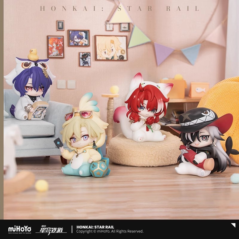 Anime Cosplay Boy - ฟิกเกอร์ตั้งโต๊ะของแท้จากเกม Honkai Star Rail ตัวละคร Aventurine