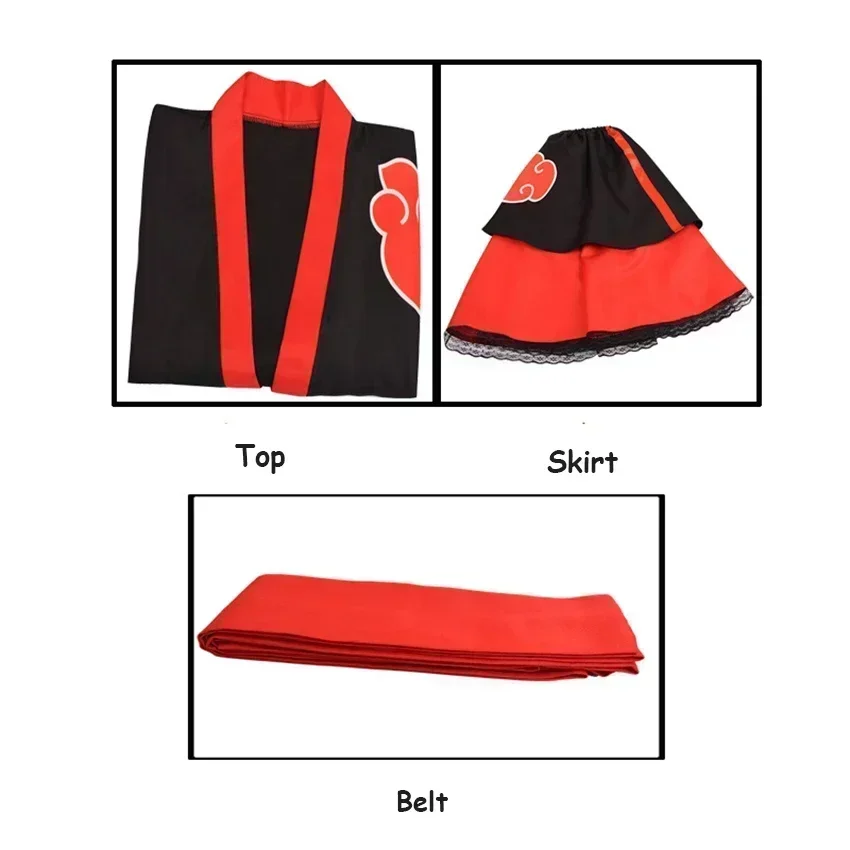 Anime Cosplay Ninja - 2026 ใหม่นินจาคอสเพลย์อะนิเมะชุดเด็กผู้หญิงเครื่องแต่งกายสำหรับเด็กชุดกระโปรงเทศกาลคาร์นิวัลปลอมตัวผู้หญิง