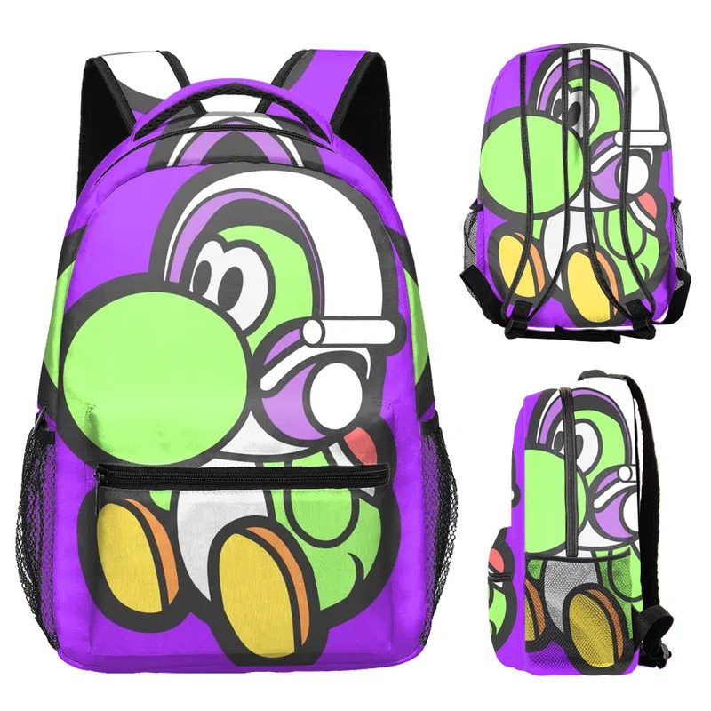 Anime Cosplay Boy - อะนิเมะคอสเพลย์ Harajuku ยอดนิยมตลก Yoshi ไดโนเสาร์นักเรียน Bookbag