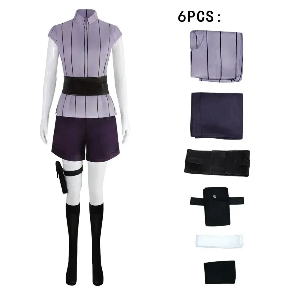 Anime Cosplay Ninja - 2026 ฮาโลวีน ฮิวงะ ฮินาตะคอสเพลย์วิกผมผู้หญิงชุดฮาโลวีนปาร์ตี้คาร์นิวัลชุดฮิวงะ นินจา คอสเพลย์เออร์
