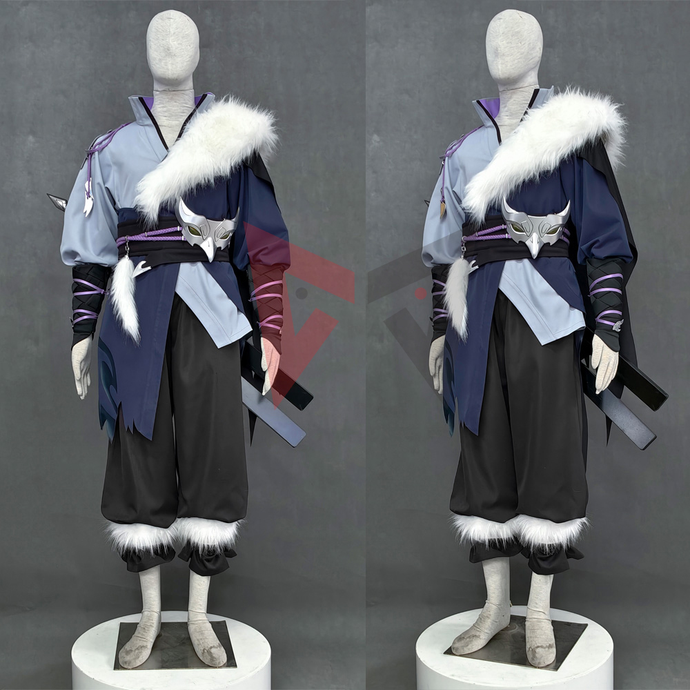 Anime Cosplay Ninja - เกมใหม่นินจา อุจิฮัง ซาสึเกะ ซิงคอสเพลย์เครื่องแต่งกายฮีโร่เสื้อกางเกงเสื้อคลุมหน้ากากสำหรับเกมปาร์ตี้ฮาโลวีนสั่งทำพิเศษ