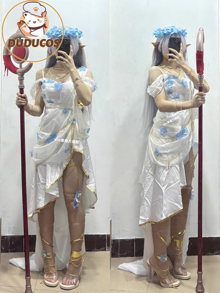 Anime Cosplay Dress For Women - ชุดคอสเพลย์ฟรีเรน ดูจิน อนิเมะ DUDU-SR ชุดแม่มดหญิง ฟรีเรน