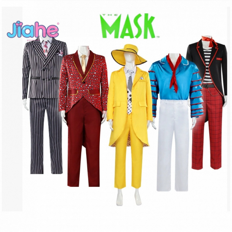 Anime Cosplay With Mask - ชุดคอสเพลย์จากภาพยนตร์ The Mask ของจิม แคร์รี สแตนลีย์