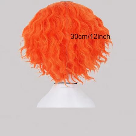 วิกผมคอสเพลย์ Mad Hatter วิกผม - Anime Cosplay Orange Hair บทวิจารณ์และราคา