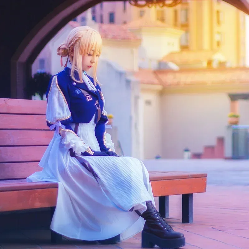 ชุดคอสเพลย์ไวโอเล็ต เอเวอร์การ - Violet Evergarden Dress บทวิจารณ์และราคา