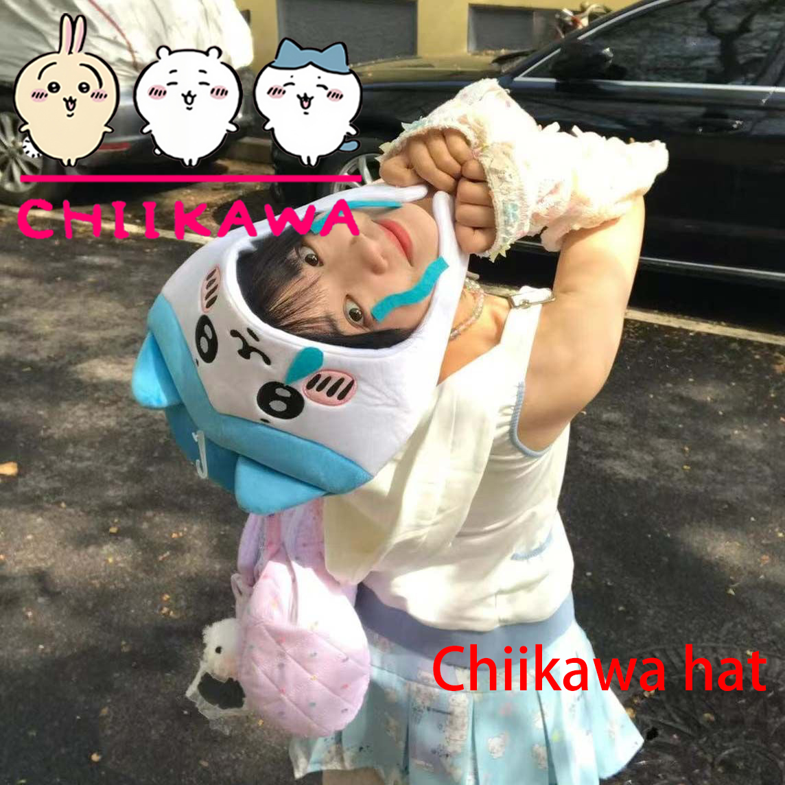 หมวกชิอิคาวะ ฮาจิวาระ ลายกระต่ - Anime Cosplay Girl Photo บทวิจารณ์และราคา