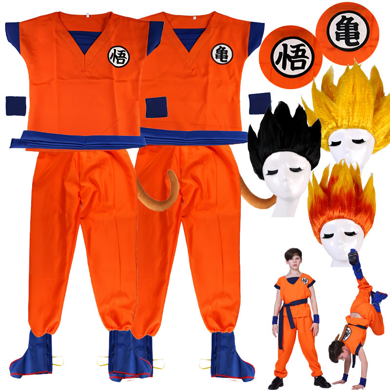 ชุดคอสเพลย์โกคูสำหรับผู้ใหญ่แล - Anime Cosplay Kid บทวิจารณ์และราคา