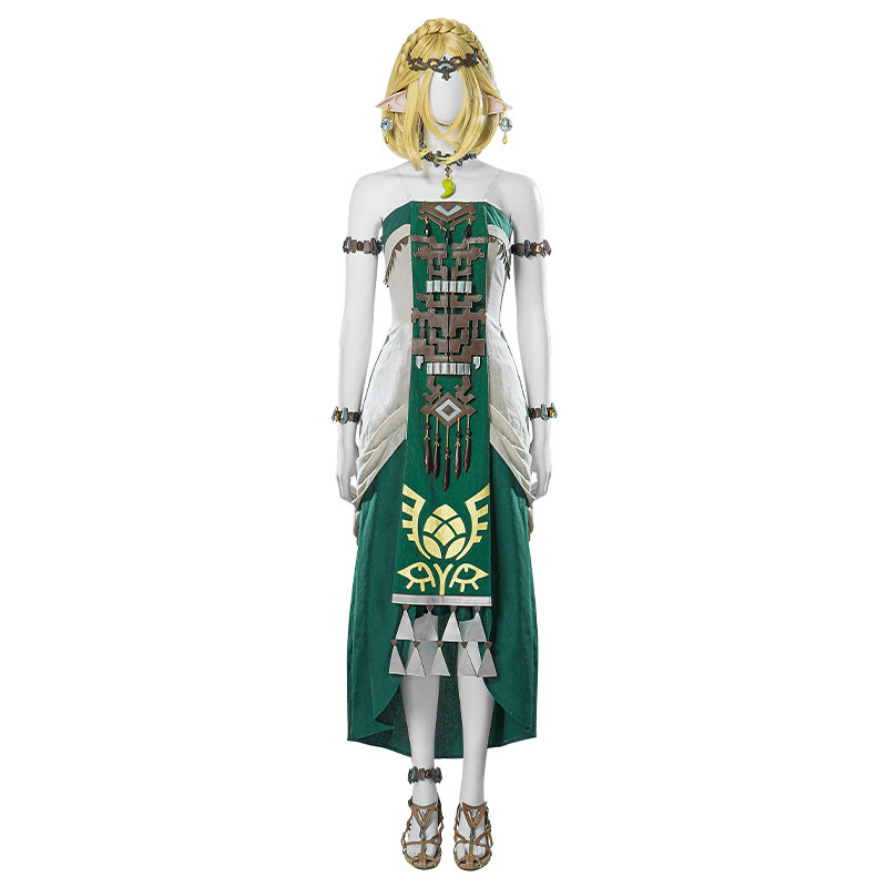 ชุดเจ้าหญิงเซลด้าสีเขียว TotK  - Anime Cosplay Dress For Women บทวิจารณ์และราคา