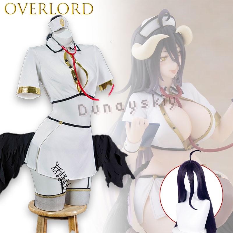 โอเวอร์ลอร์ด อัลเบโด้ โกธิค เอ - Anime Cosplay Albedo บทวิจารณ์และราคา