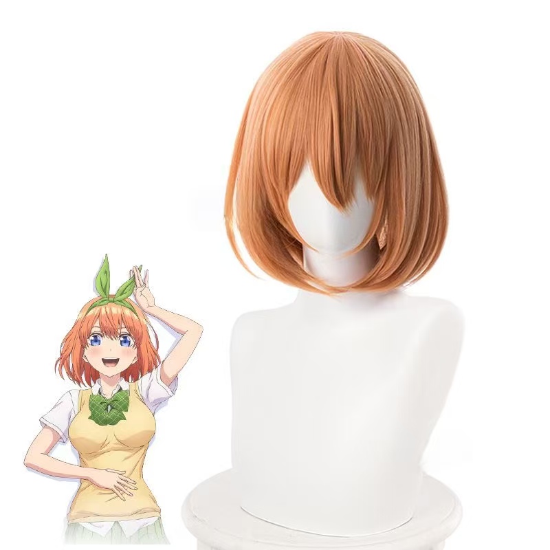 วิกคอสเพลย์นาคาโนะ โยตสึบะ วิก - Anime Cosplay Orange Hair บทวิจารณ์และราคา