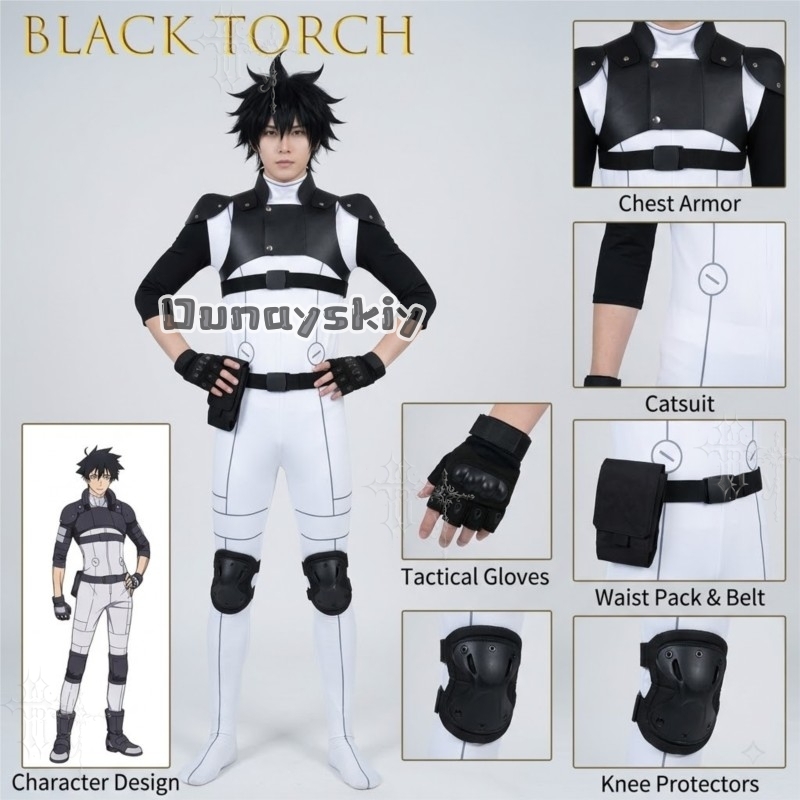 ชุดคอสเพลย์แบล็คทอร์ช จิโร่ อั - Anime Cosplay Ninja บทวิจารณ์และราคา