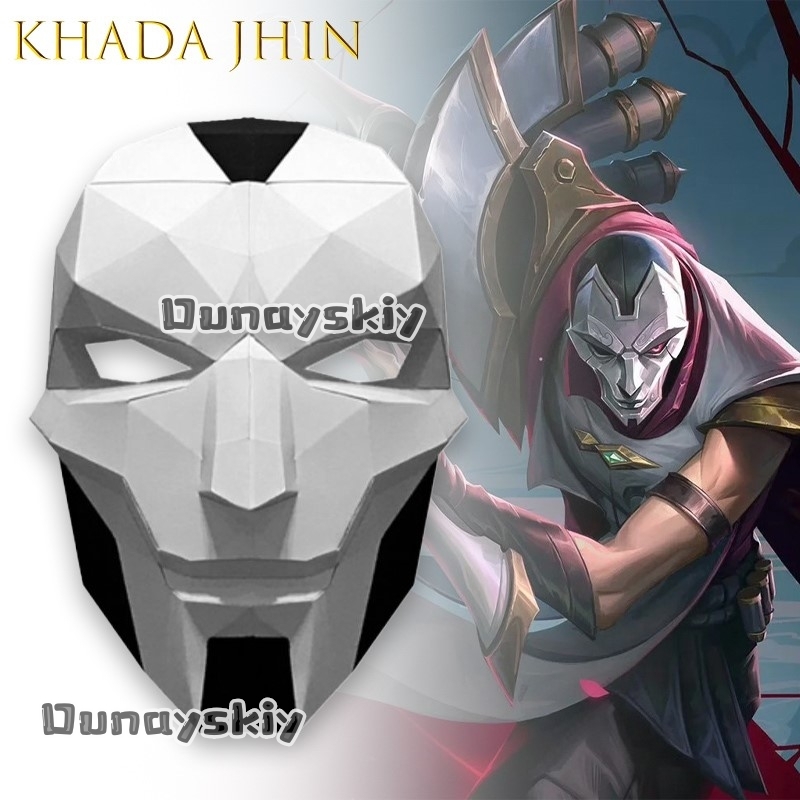 หน้ากาก AKhada Jhin Oni แบบ DI - Anime Cosplay Diy บทวิจารณ์และราคา