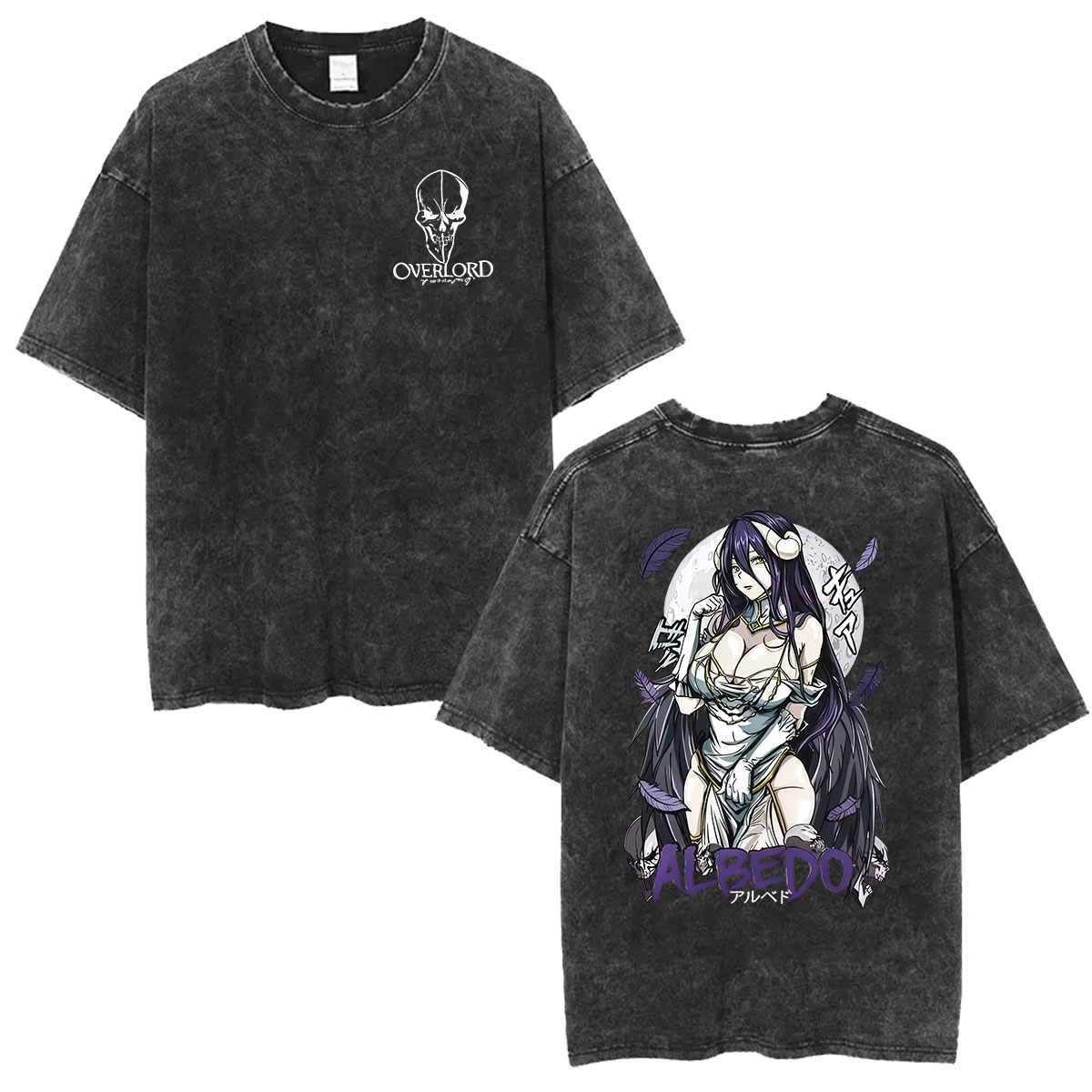 เสื้อยืดลายอนิเมะวินเทจ Albedo - Anime Cosplay Albedo บทวิจารณ์และราคา