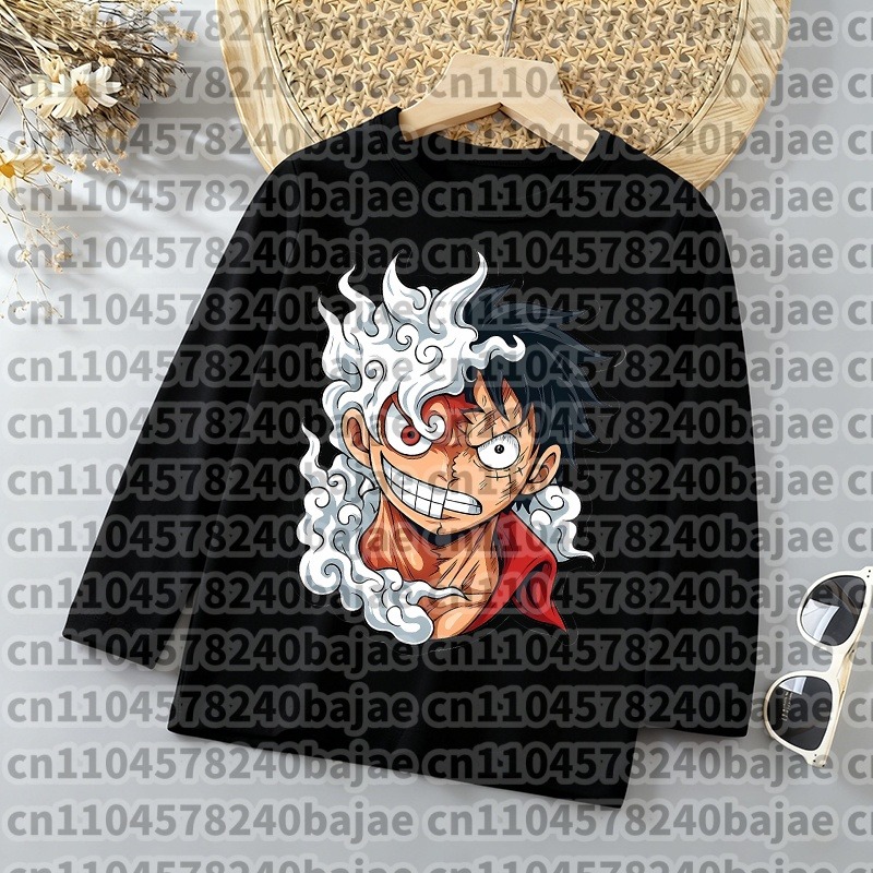 เสื้อยืดแขนยาวลายการ์ตูนวันพีซ - Anime Cosplay Toddler บทวิจารณ์และราคา