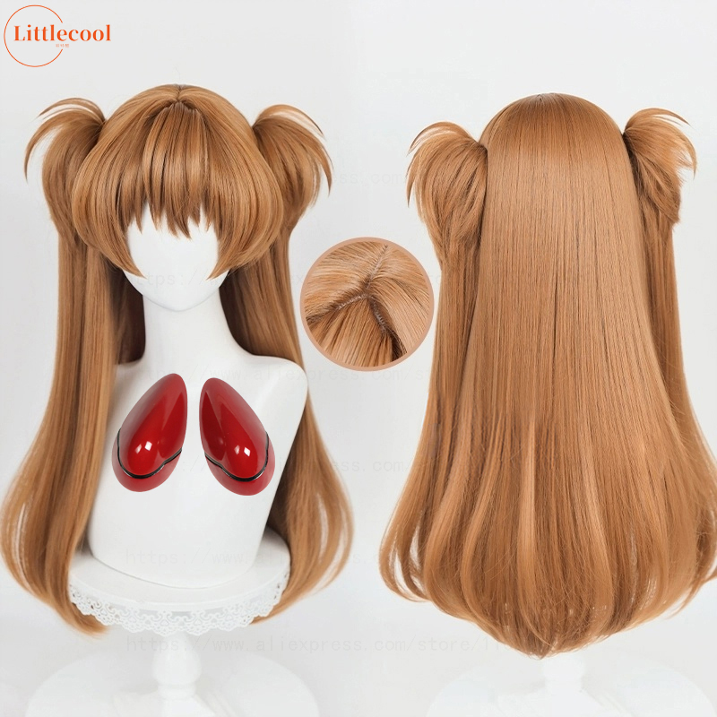 วิกผมคอสเพลย์คุณภาพสูง อัสึกะ  - Anime Cosplay Orange Hair บทวิจารณ์และราคา