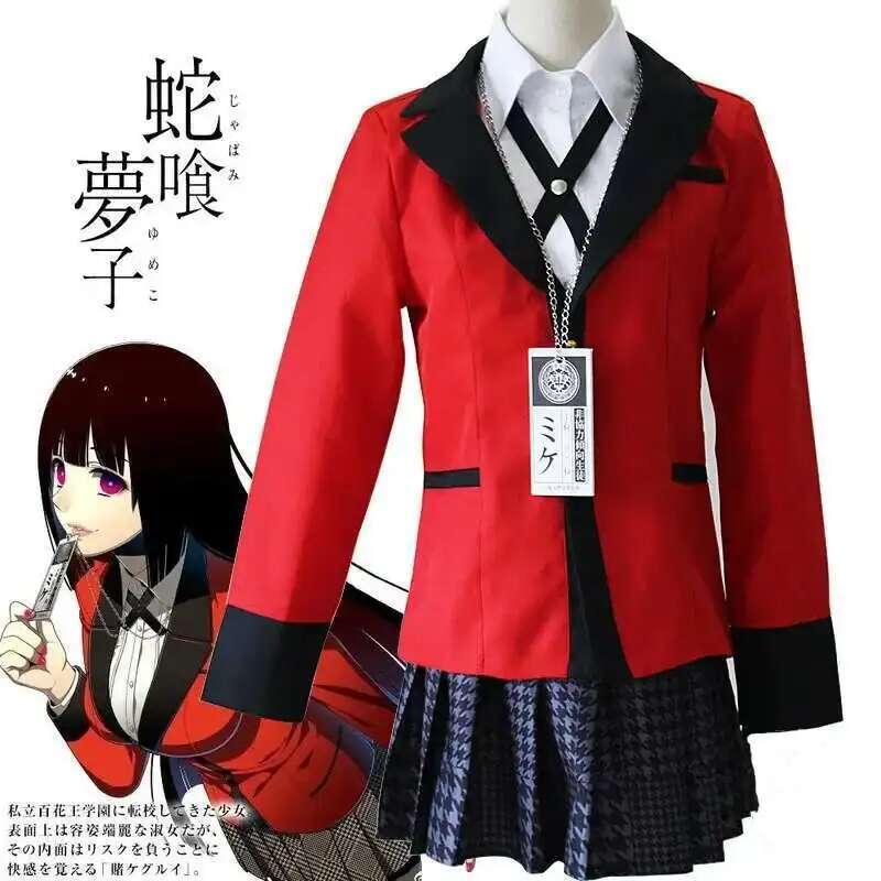 อะนิเมะ Kakegurui Jabami Yumek - Anime Cosplay Ninja บทวิจารณ์และราคา