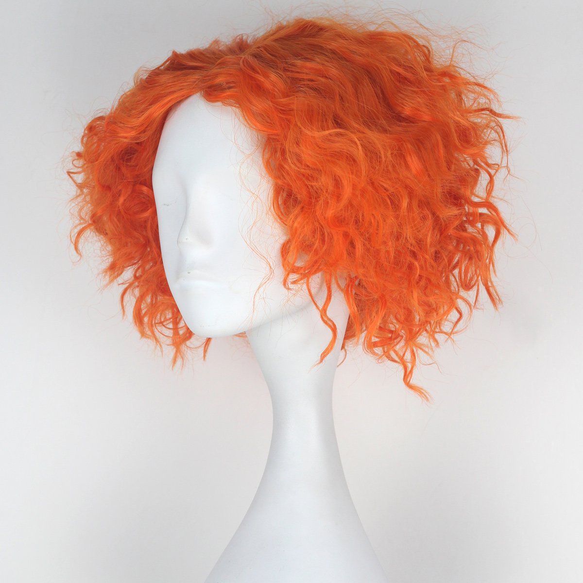วิกผมสีส้มแบบสั้นหยิกสไตล์แมดแ - Anime Cosplay Orange Hair บทวิจารณ์และราคา
