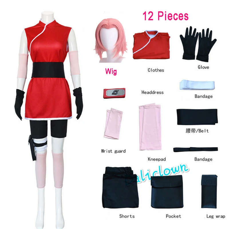ฮารุโนะ ซากุระคอสเพลย์ชิปปูเดน - Anime Cosplay Ninja บทวิจารณ์และราคา