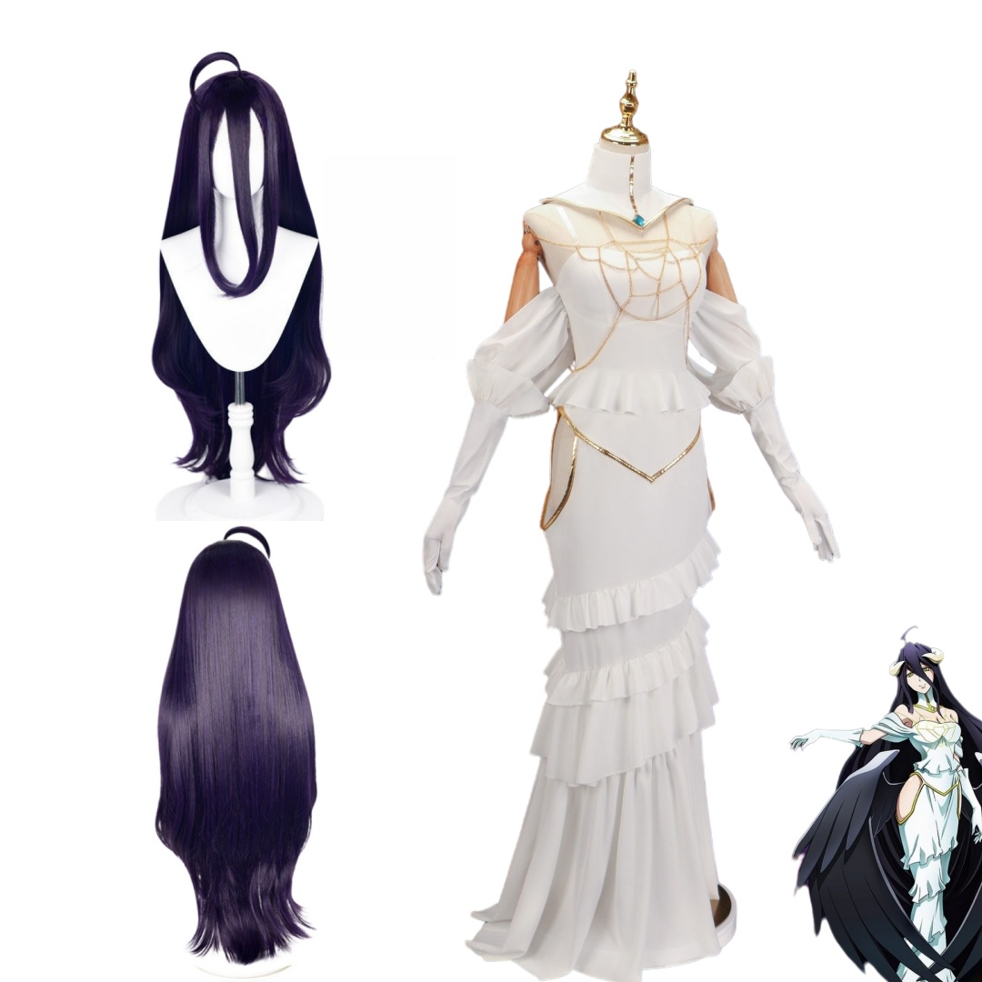 โอเวอร์ลอร์ด อารูเบโด ชุดคอสเพ - Anime Cosplay Albedo บทวิจารณ์และราคา