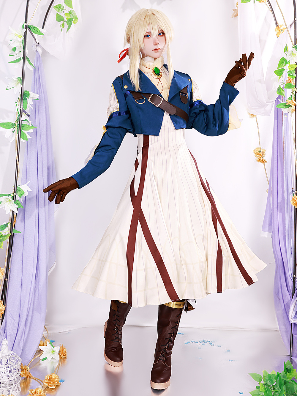 Violet Evergarden คอสเพลย์ชุดว - Violet Evergarden Dress บทวิจารณ์และราคา