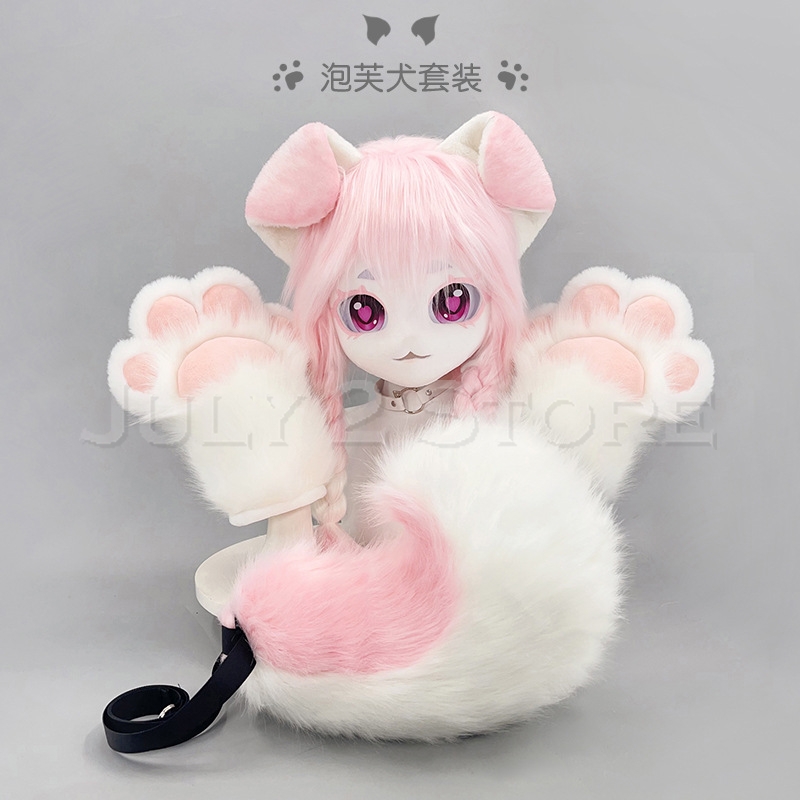 หน้ากากคอสเพลย์ขนฟูน่ารักแบบ K - Anime Cosplay With Mask บทวิจารณ์และราคา