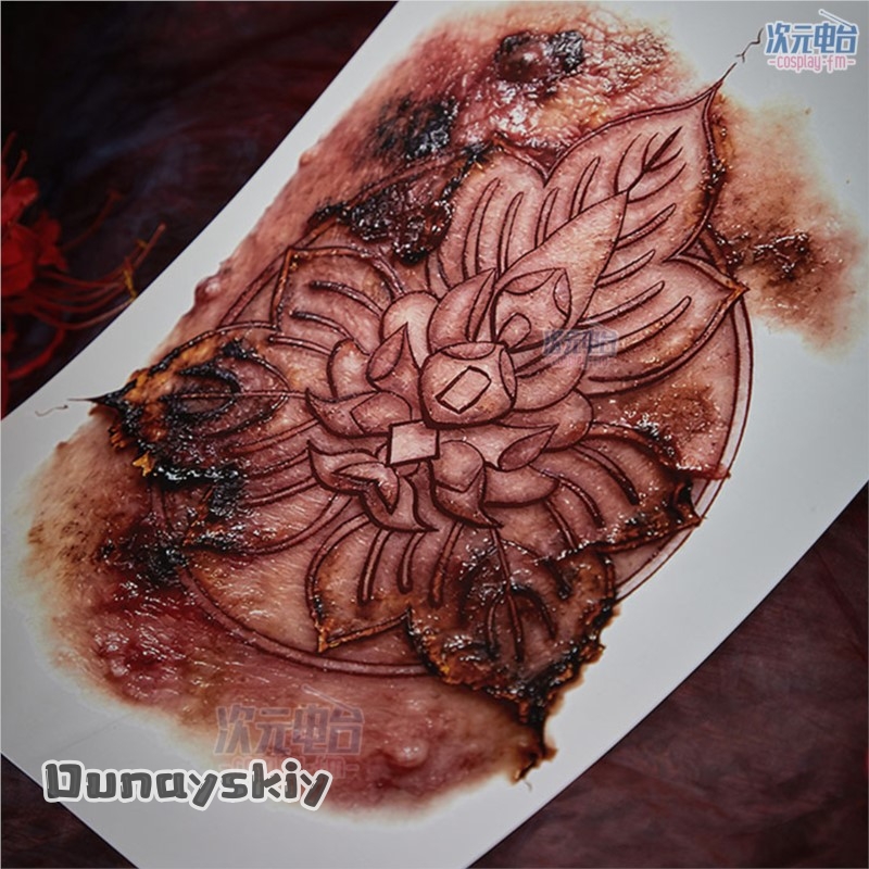 สติกเกอร์รอยสักปลอมสำหรับคอสเพ - Anime Cosplay With Mask บทวิจารณ์และราคา