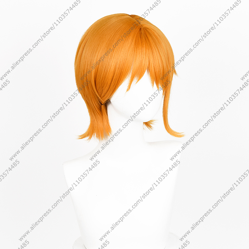 Anime Nami คอสเพลย์วิกผม 30 ซม - Anime Cosplay Orange Hair บทวิจารณ์และราคา
