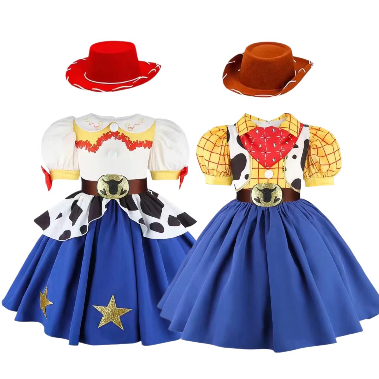 ชุดเดรสลายวัวสำหรับเด็กผู้หญิง - Anime Cosplay Toddler บทวิจารณ์และราคา