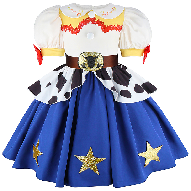 ชุดเดรสลายวัวสำหรับเด็กผู้หญิง - Anime Cosplay Toddler บทวิจารณ์และราคา